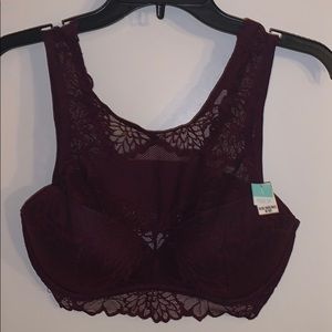 PINK brand Lacey push up bralette